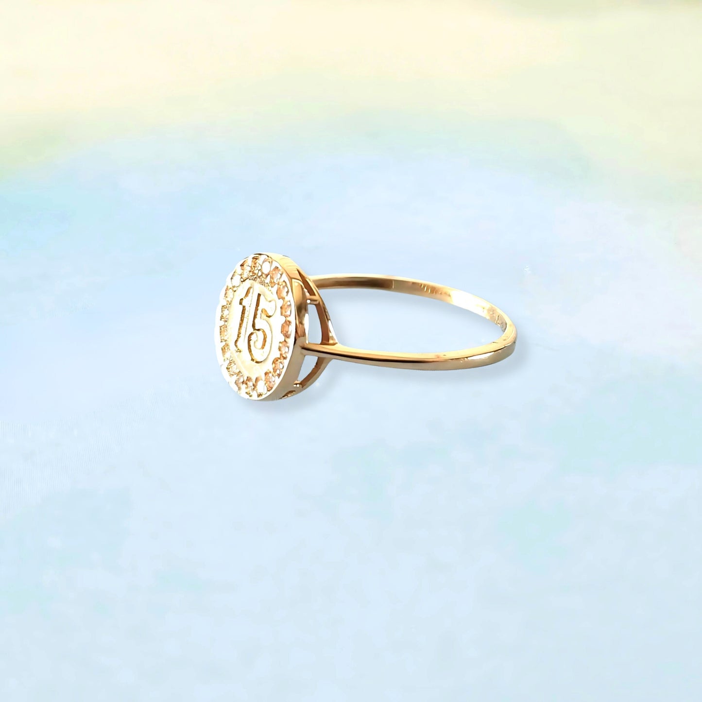 14k Fifteen & Quince Ring