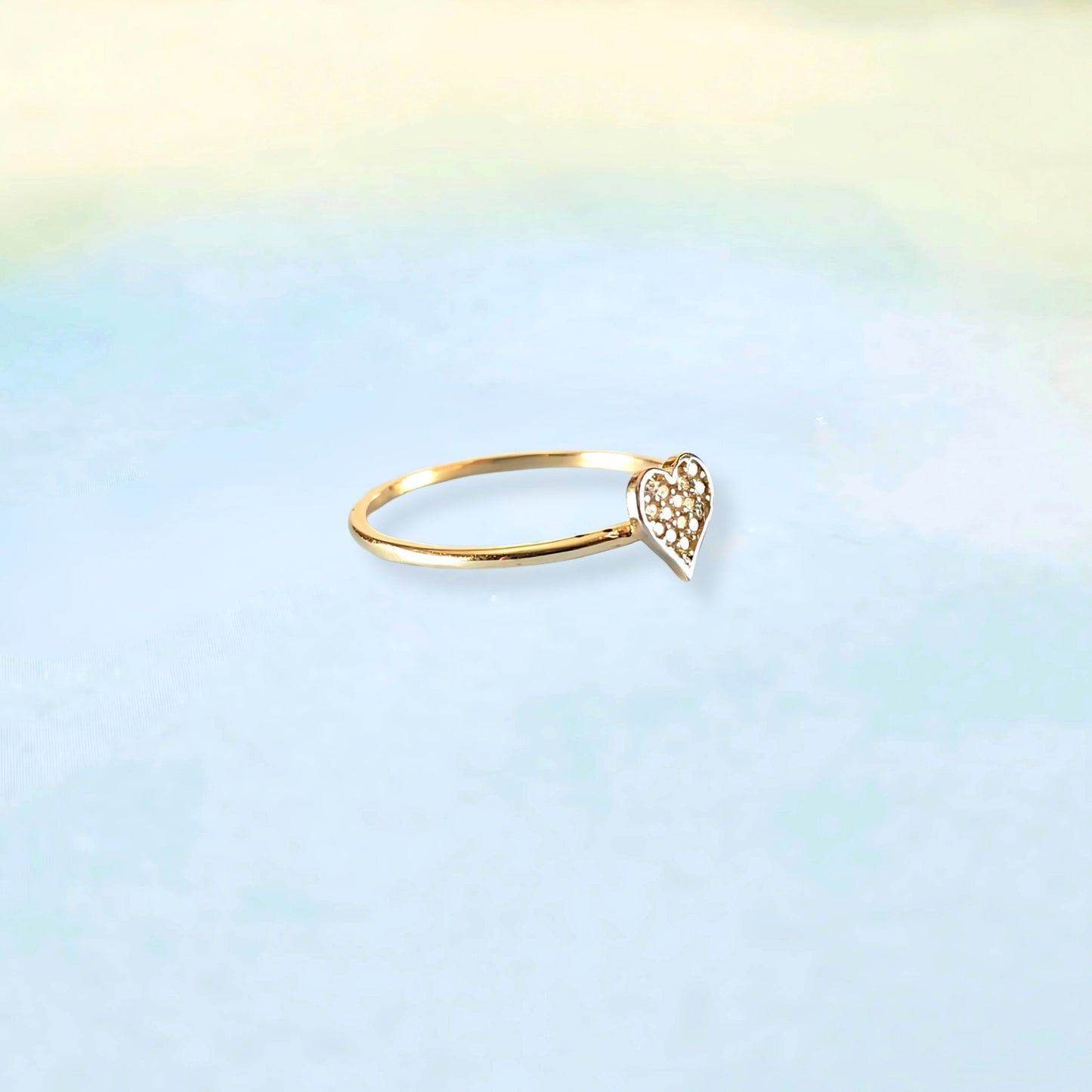 14k Heart of Sparkles