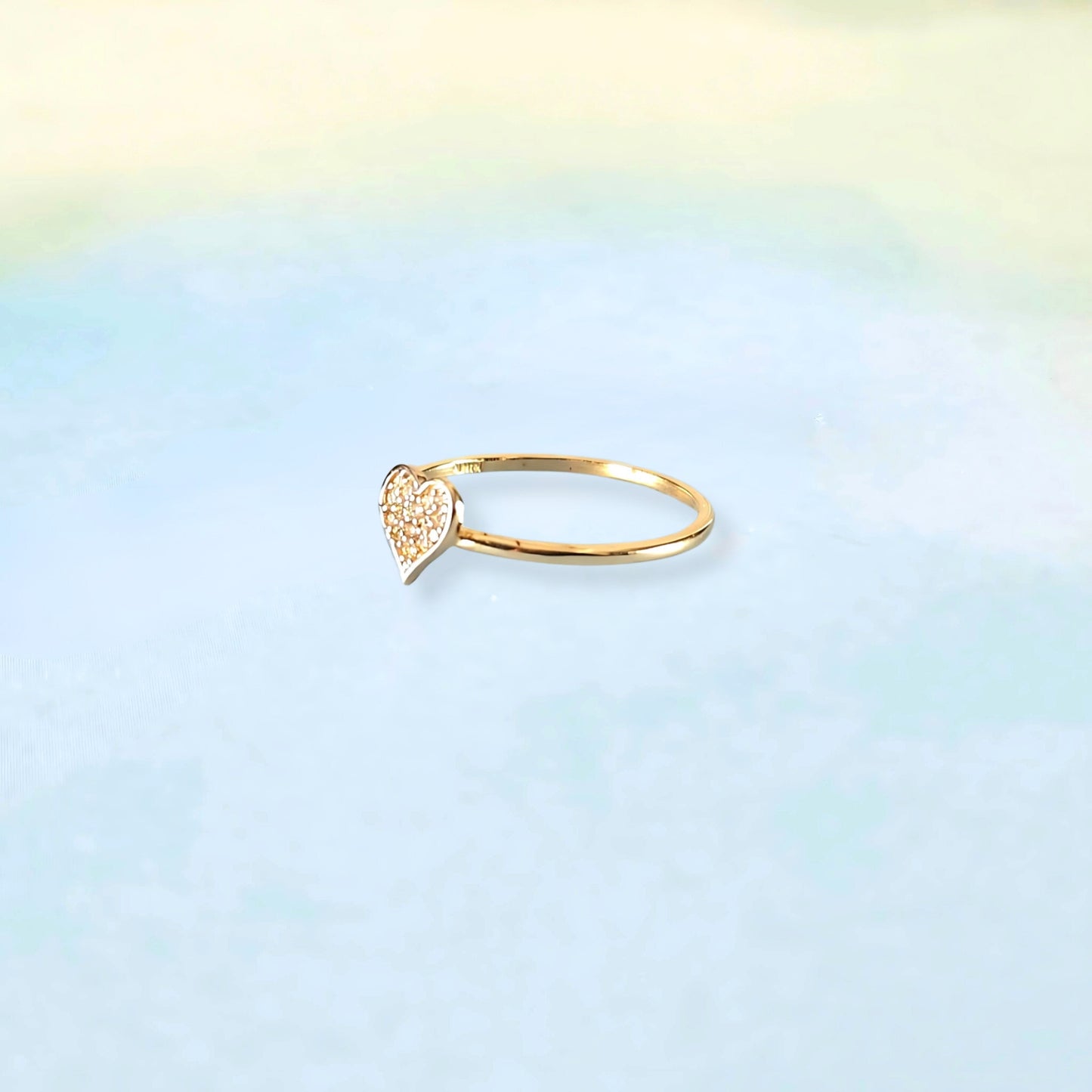 14k Heart of Sparkles