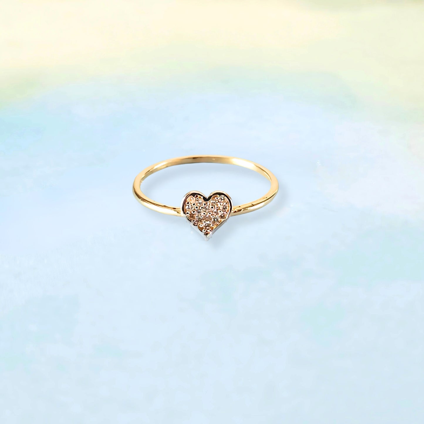 14k Heart of Sparkles