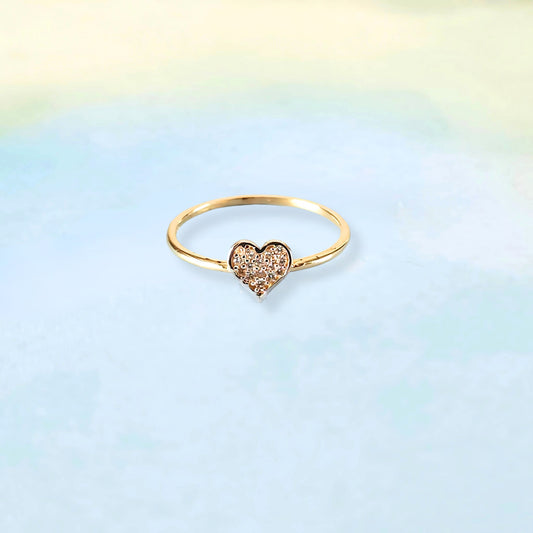 14k Heart of Sparkles