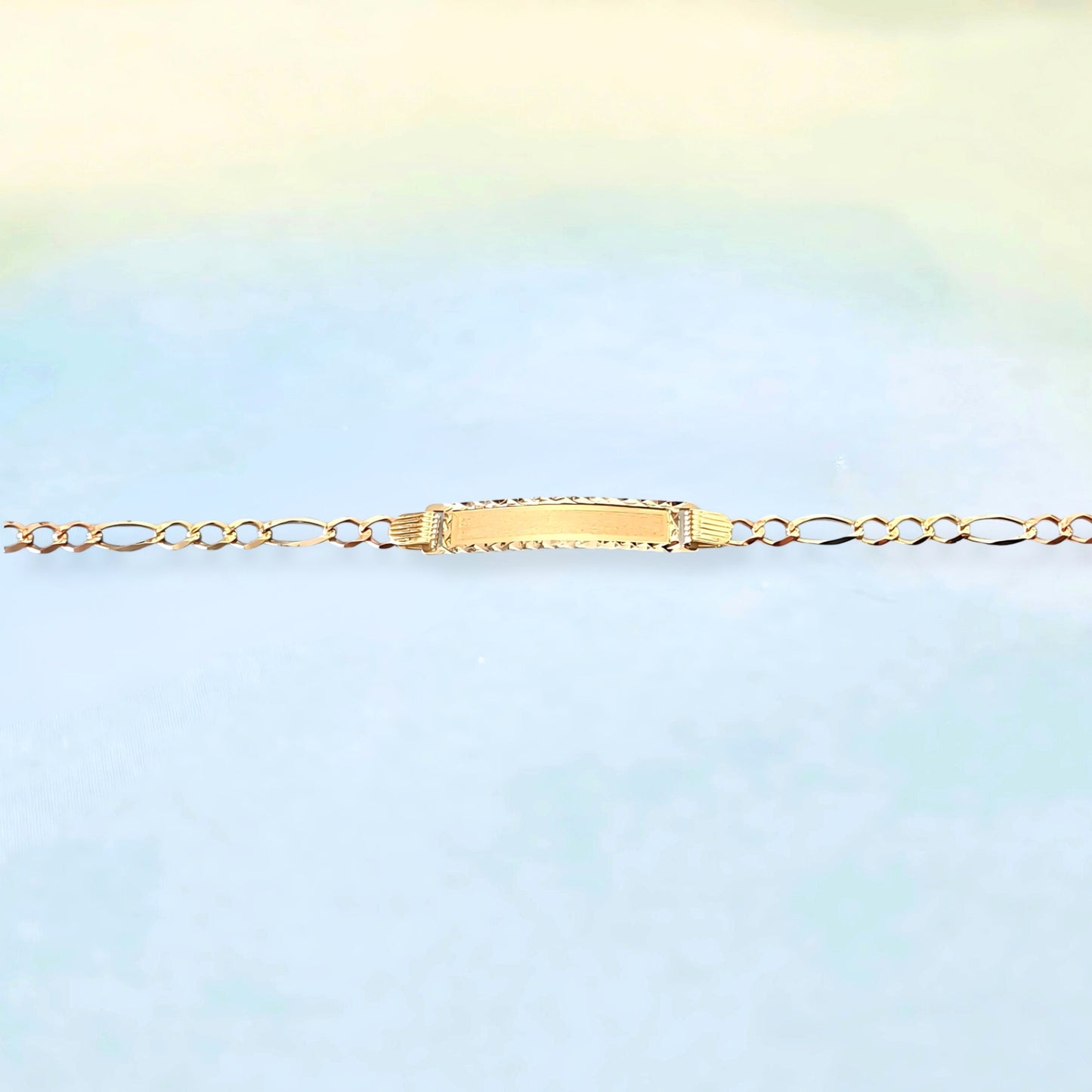 14K Name Tag & ID Bracelet
