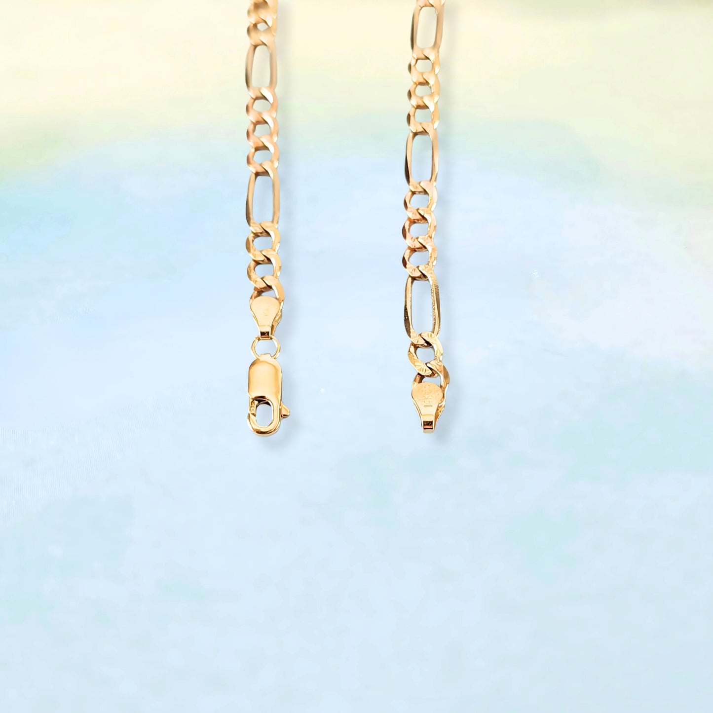 14K Tri-Color Fiagro Necklace