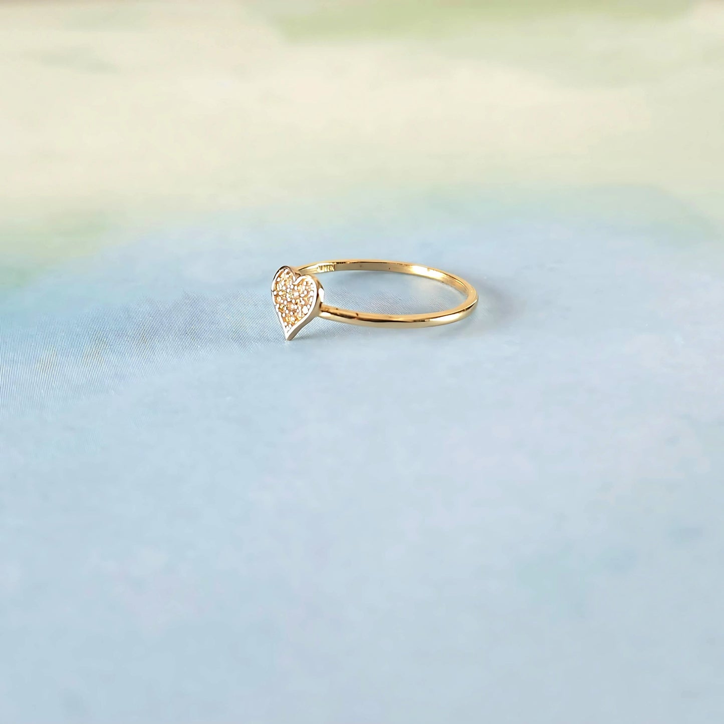 14k Heart of Sparkles