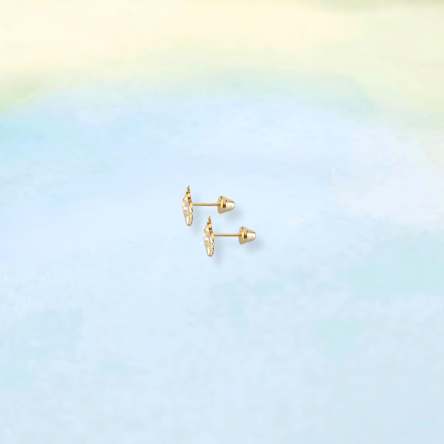 14k Golden Owl Studs