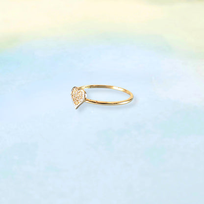 14k Heart of Sparkles