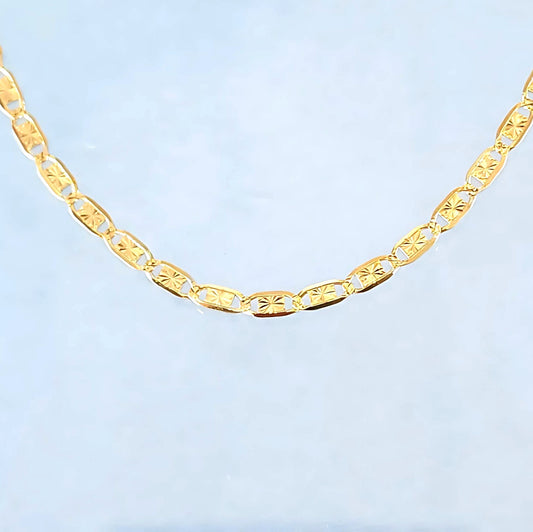 14k Solid Valentino Necklace