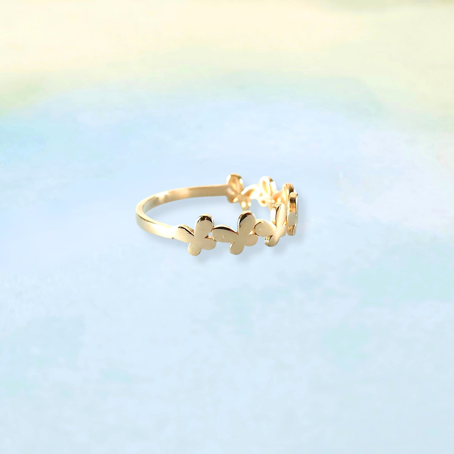 14k Butterfly Ring