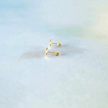 14k Airplane Studs