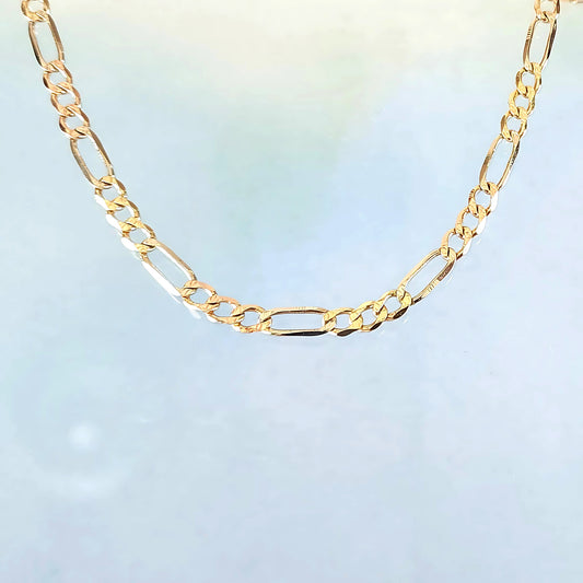 14K Tri-Color Fiagro Necklace