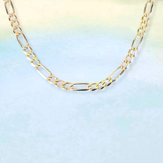 14K Tri-Color Fiagro Necklace