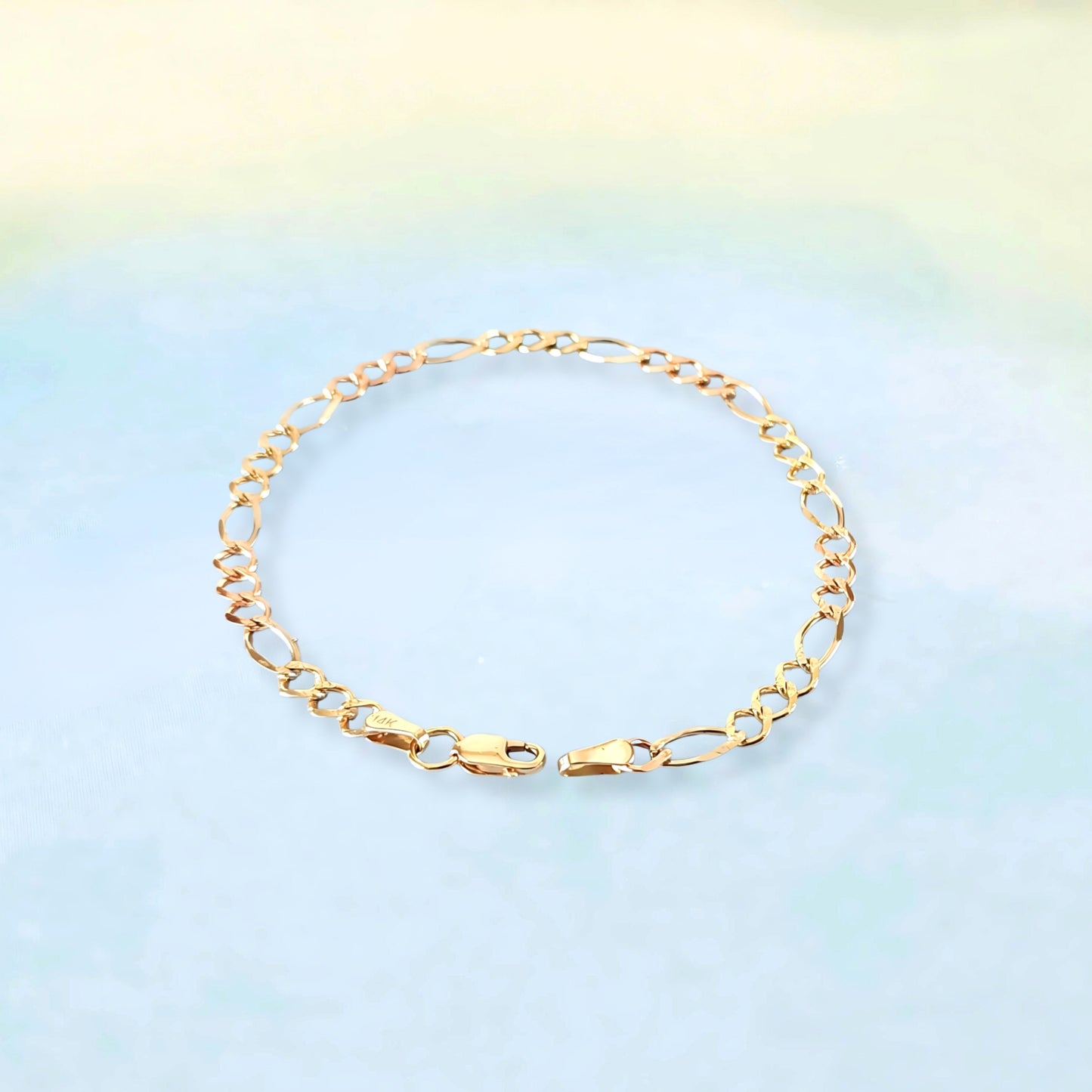 14K Fiagro Bracelet (Tri-Color)