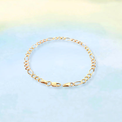 14K Fiagro Bracelet (Tri-Color)