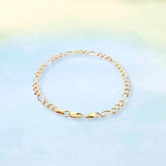 14K Fiagro Bracelet (Tri-Color)