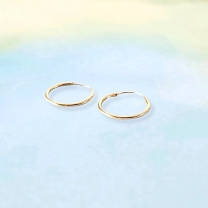 14k Minimal Huggies