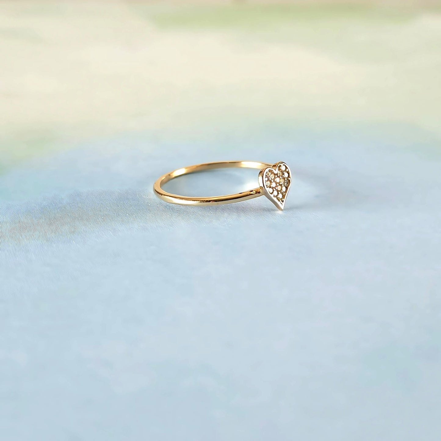 14k Heart of Sparkles