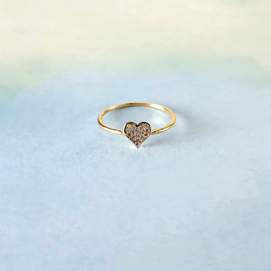 14k Heart of Sparkles