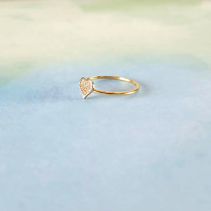 14k Heart of Sparkles