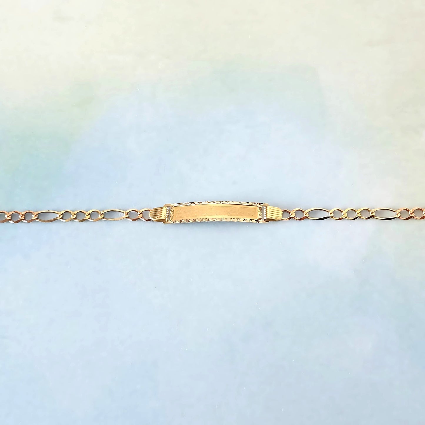 14K Name Tag & ID Bracelet