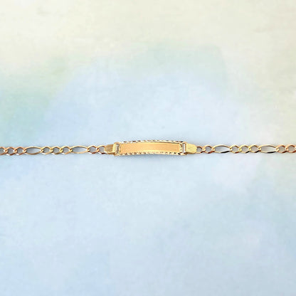 14K Name Tag & ID Bracelet