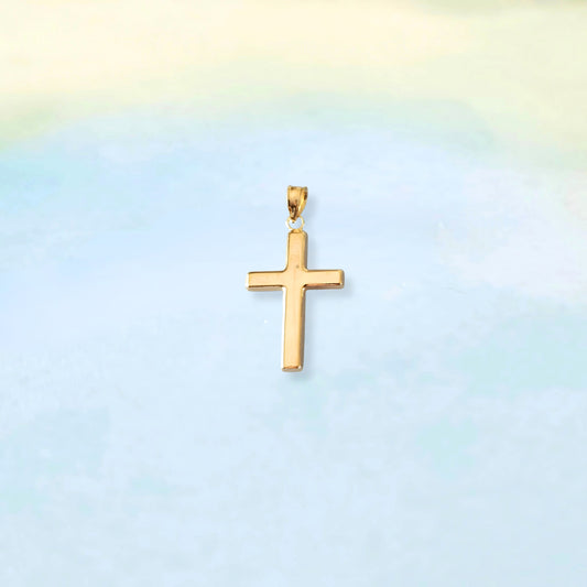 14k Classic Gold Cross