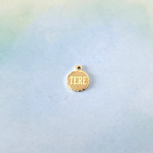 14k Name Charm (Customizable)