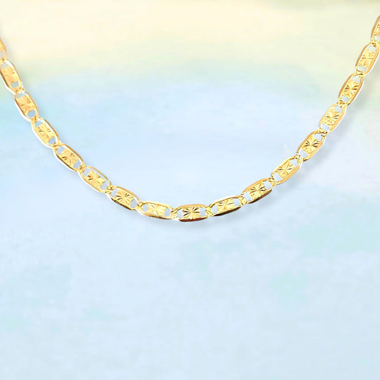 14K Solid Valentino Necklace